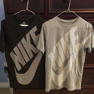 Nike “swoosh” shirts (2)